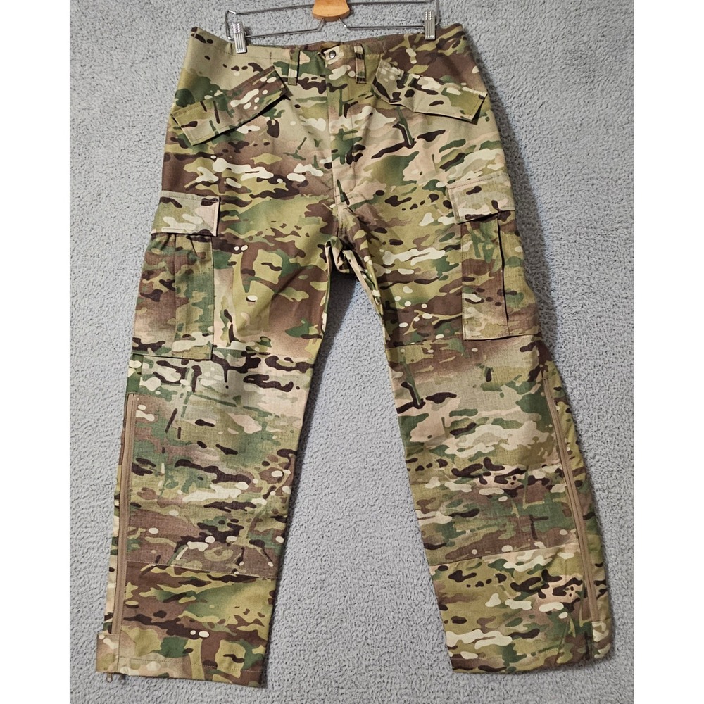 Apecs Trousers Multicam Camouflage Nylon Waterproof Medium Regular‎ Pants